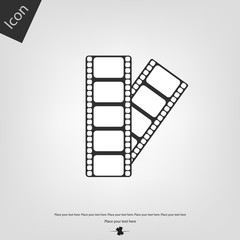 Film strip vector icon