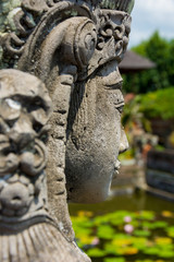 Hindu stone statue in Indonesia