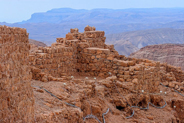 Ruins of Masada fortress, Israel