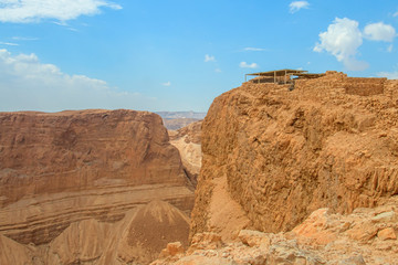 Ruins of Masada fortress, Israel
