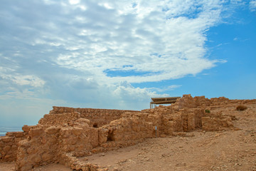 Ruins of Masada fortress, Israel