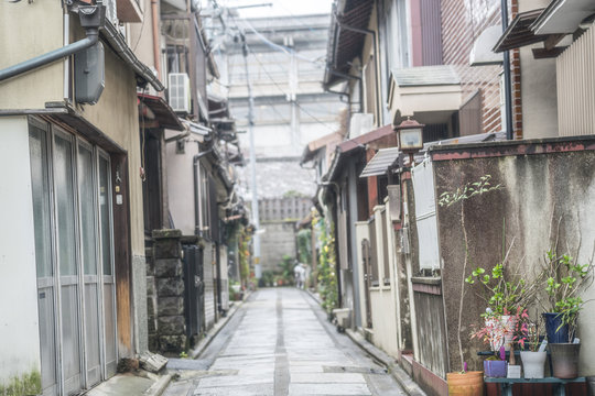 京都のレトロな路地