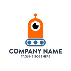 Unique Robot Cartoon Character Mascot