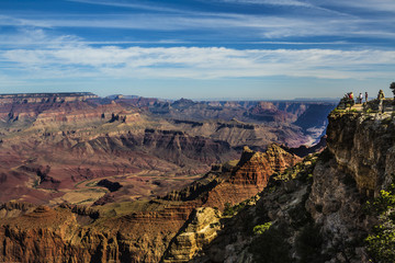 Looking down the canyon 