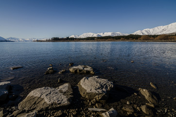 Journey from Christchurch to Lake Tekapo will go through patches of greener land before start...