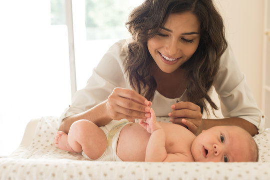 Mother Moisturizing Baby