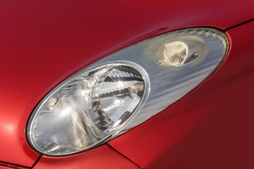 ヘッドライト　Headlight of the replaced shape