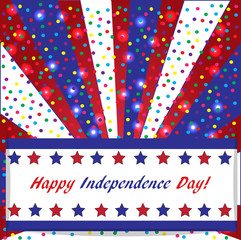 Obraz premium Happy Independence day USA background