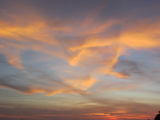 heart cloud sunset
