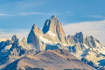 Printed kitchen splashbacks Fitz Roy Snowy Andes Mountains, El Chalten, Argentina