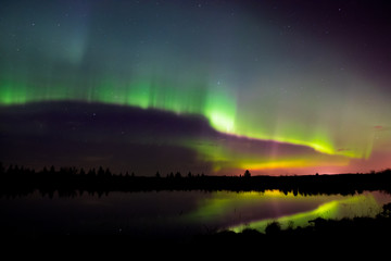 colorful aurora
