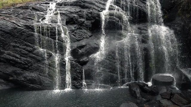 Waterfall in Sri Lanka, super slow motion 240fps

