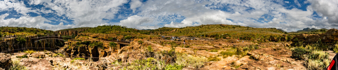 Panorama View at the Blyde River Canyon, Bourke’s Luck Potholes