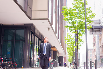 Businessman In Frankfurt main