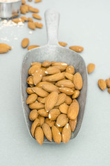 Scoop of almond