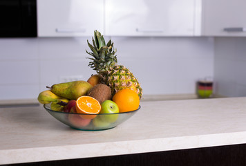 Bowl of fresh fruits