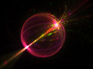 Shine Transparent Babble Background   - Fractal Art  