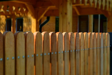  Fence with boards
