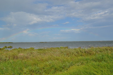 Rainbow Over Water