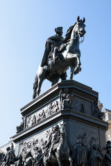 Obraz premium Alte Fritz Denkmal/memorial Unter den Linden Berlin