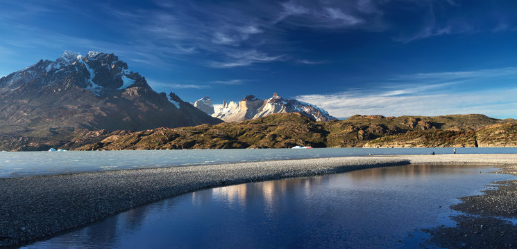Grey lake, Torres del Paine National Park, Chile