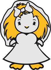 hochzeit kleid heiraten braut junggesellenabschied mädchen gesicht hübsch vogel küken girl frau weiblich haare schön