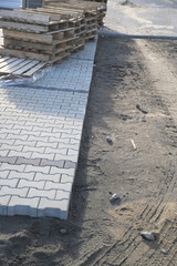 Paving works concrete pavements construction work