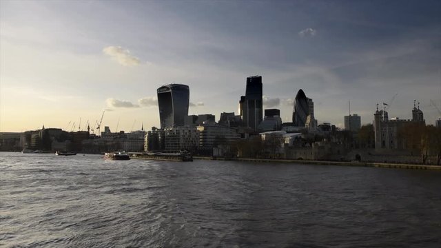 London by sunset, UK