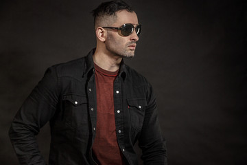 Good looking Male model in Studio