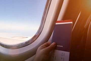 Airplane vacation journey