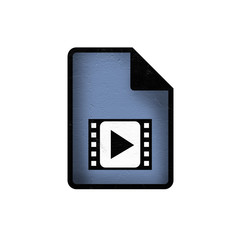 computer video file icon