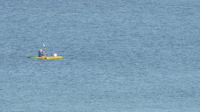 Kayaks on the waters of Golf of Mexico, Florida