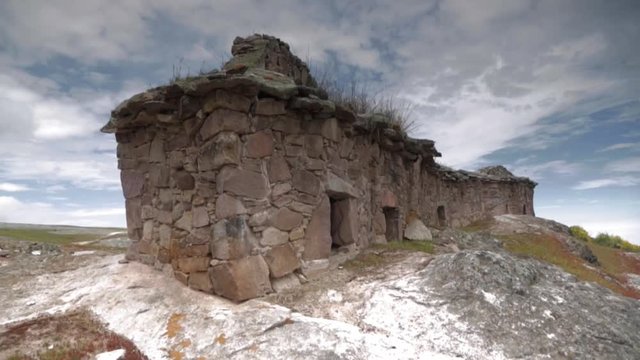 Mountain village ruins, Chullpas, Marcahuasi - 6