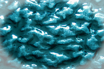 Macro of glass of the door