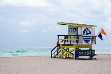 Art Deco lifeguard shack