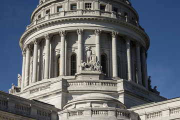 Wisconsin State Capitol Building in Springtime