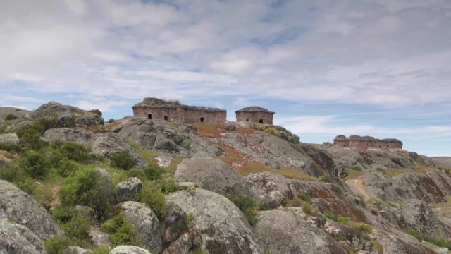 Mountain village ruins, Chullpas, Marcahuasi - 7