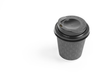 Takeaway hot coffee cup