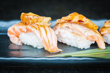 Salmon sushi