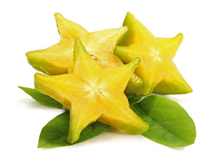 Fototapeta premium star apple on white background