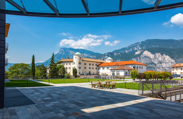 Fototapeta premium The picturesque landscapes of the Dolomites area