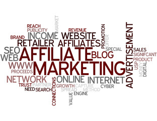 Word Cloud Affiliate Marketing