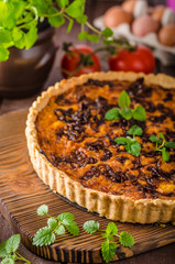 Delish quiche onion