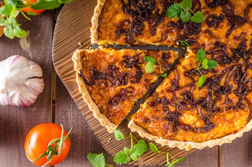 Delish quiche onion