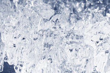 transparent ice background