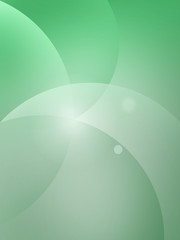 Stylish green color presentation of business poster 