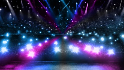 Foto op Canvas concert light with purple flare © RealCG