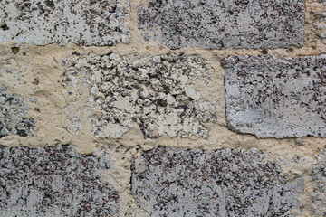 Abstract gray stone bricks background pattern