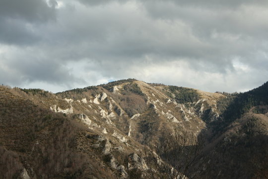 Paysage des Pyrénées audoises, Occitanie dans le sud de la France