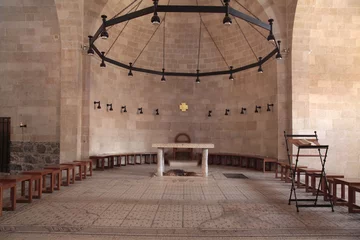 Photo sur Plexiglas Temple Altar at the Church of the Multiplication, Tabgha, Israel.
